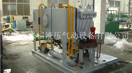 Hydraulic pump station, rolling mill hydraulic station