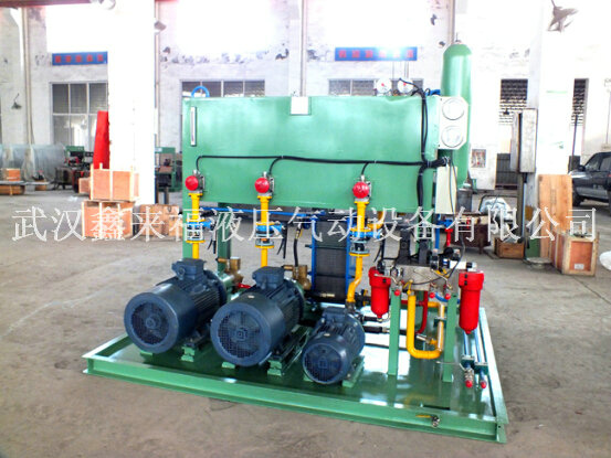 Press on the hydraulic pump station, the hydraulic system of the horizontal casting mill