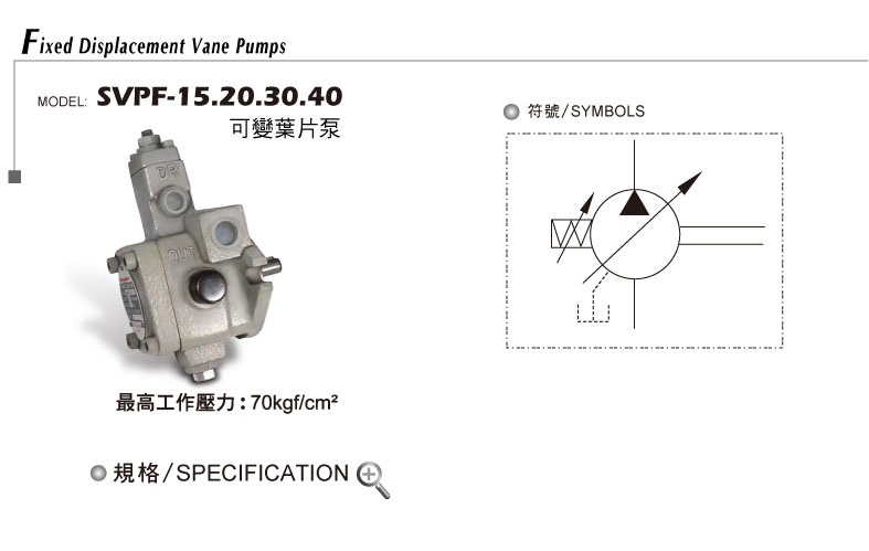 Variable vane pump