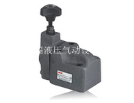 Guided relief valve