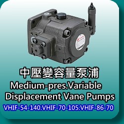 VHIF series medium pressure double vane pump