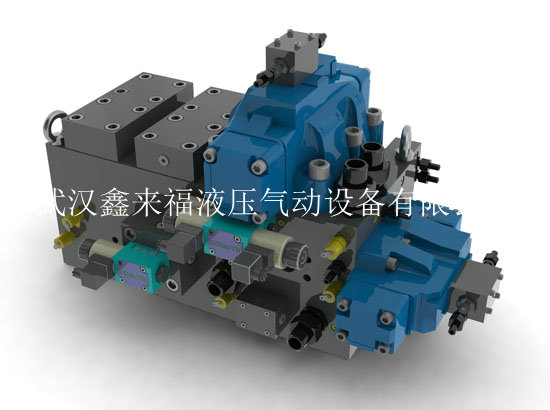 Electro-hydraulic control pump truck system hydraulic valve group